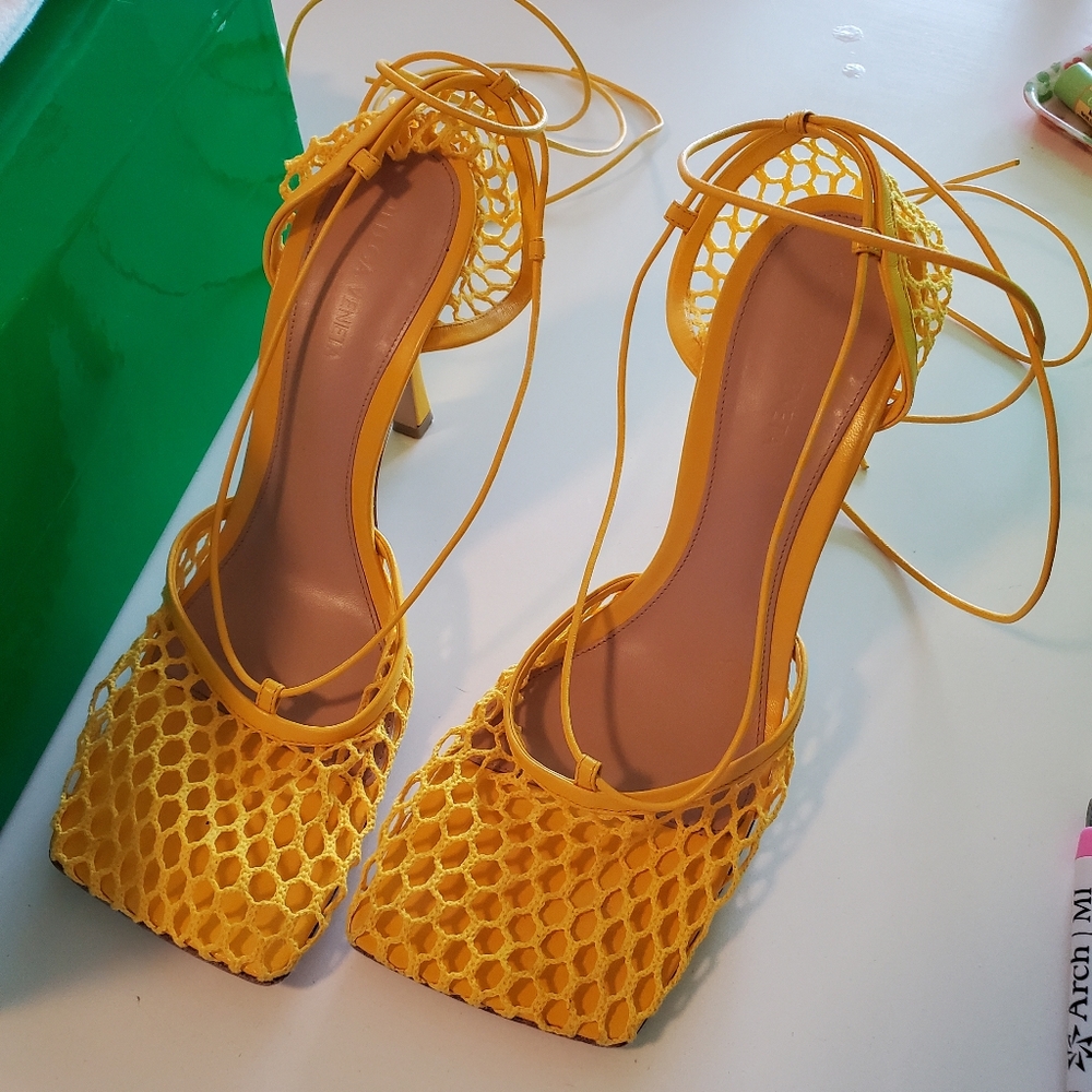 Bottega Veneta Lace-up mesh pumps - Picture 3 of 16